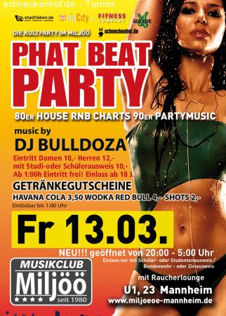 Phatbeat Party Werbeplakat