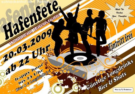 Hafenfete Werbeplakat