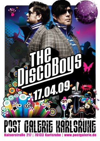 17.04.09 - The Disco Boys @ PO Werbeplakat