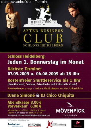 After Business Club Schloss HD Werbeplakat
