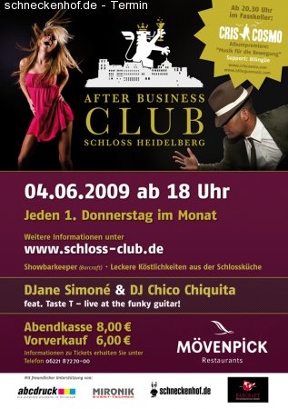 After Business Club Schloss HD Werbeplakat