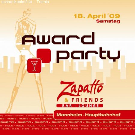 AWARD PARTY Werbeplakat