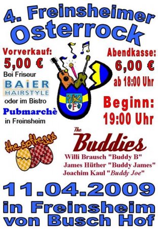 4. Freinsheimer Osterrock Werbeplakat