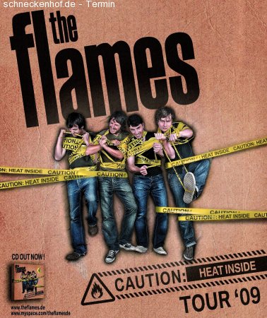 The Flames CD-Release Concert Werbeplakat