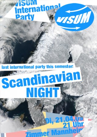 VISUM International Party Werbeplakat