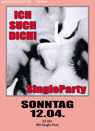 ich such dich! die singleparty Werbeplakat