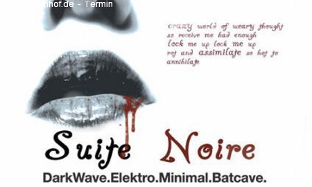 Suite Noire Werbeplakat