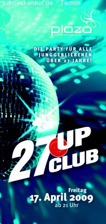 27up-Club Werbeplakat