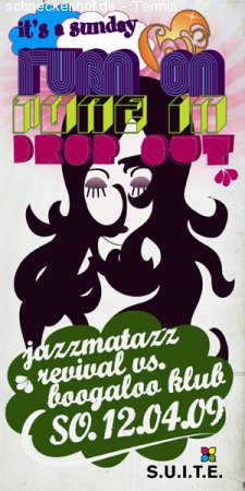 JazzMatazz Vs. Boogaloo Klub Werbeplakat