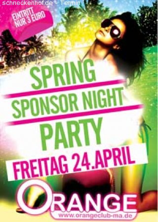 Spring Label Night - OC Werbeplakat