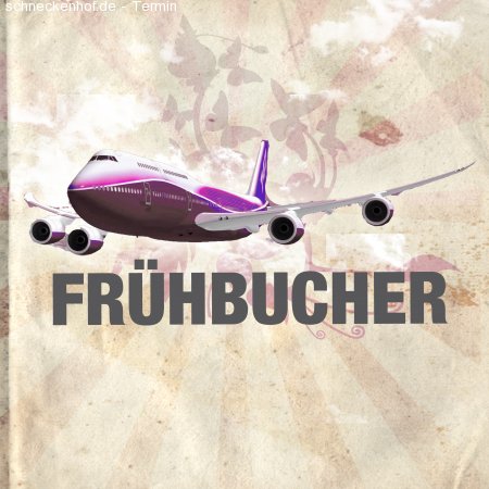 frühbucher Werbeplakat