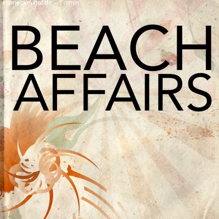 Beach Affaires Werbeplakat