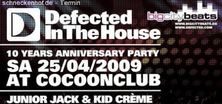 10 Jahre Defected in the House Werbeplakat
