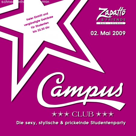 Campus Club Werbeplakat