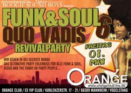 Funk and Soul Revival Party Werbeplakat