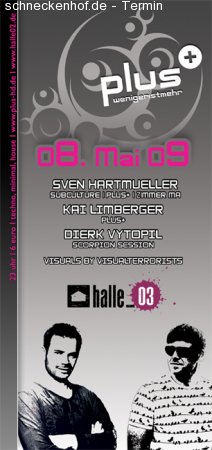 plus+ @ halle_03, heidelberg Werbeplakat