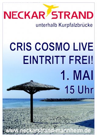 Chris Cosmo Live Werbeplakat