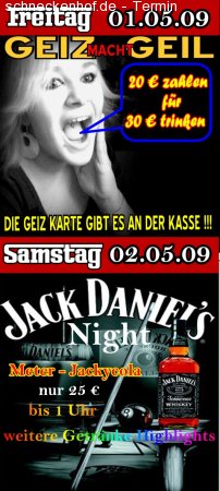 Jack Daniel's Night Werbeplakat