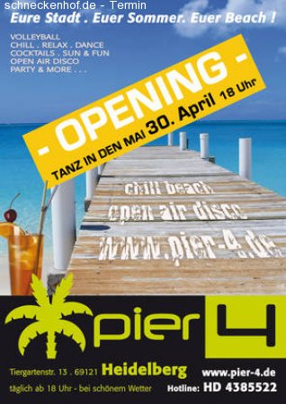 Pier 4 Opening Werbeplakat