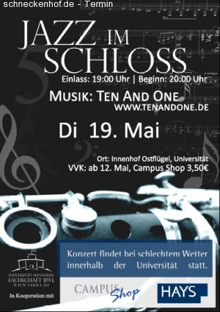 Jazz im Schloss Werbeplakat