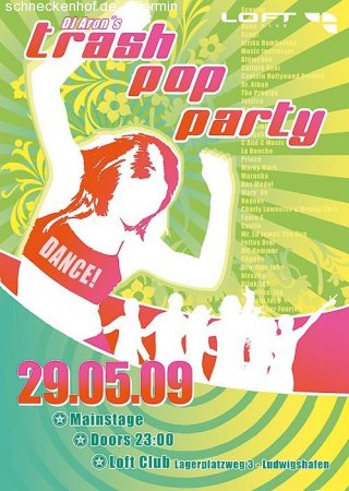 Trash Pop Party Werbeplakat