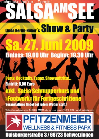 Salsa am See Werbeplakat