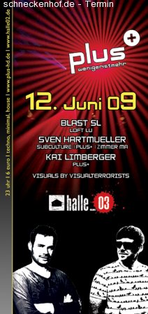 plus+ @ halle_03, heidelberg Werbeplakat