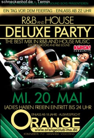 RnB House Deluxe Party Werbeplakat
