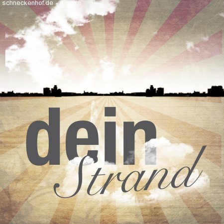 Dein Strand Werbeplakat