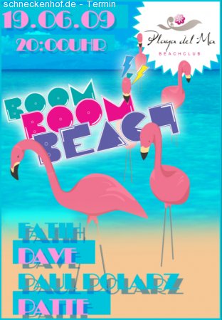 boom boom beach Werbeplakat