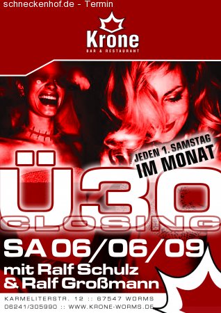 Ü30 - Die Party Werbeplakat