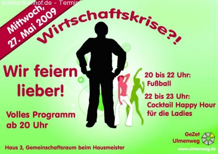 Fete im Ulmenweg Werbeplakat