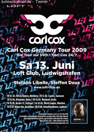 Carl Cox - Be it 24/7! Werbeplakat