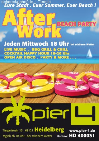 After Work Party Werbeplakat