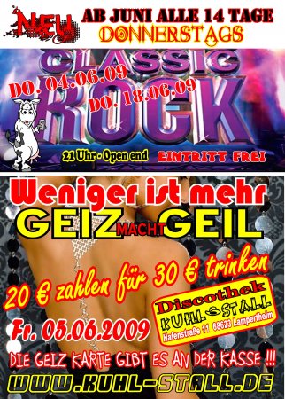 GEIZ macht GEIL Werbeplakat