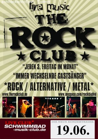 ROCK CLUB Werbeplakat