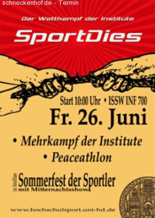 SportDies 2009 Werbeplakat