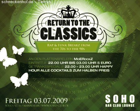 Return to the Classics Werbeplakat