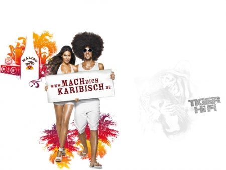 MALIBU Beach Club Party Werbeplakat