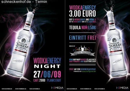 Wodka-Enery Night Werbeplakat