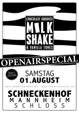 The MILKSHAKE Open Air Special Werbeplakat