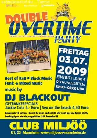 Kurpfalz Ladies Overtime Party Werbeplakat