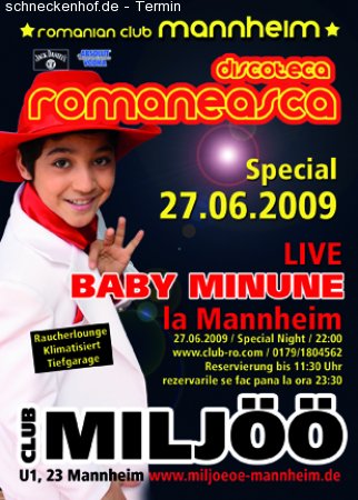 Discoteca Romaneasca  Rumänis Werbeplakat
