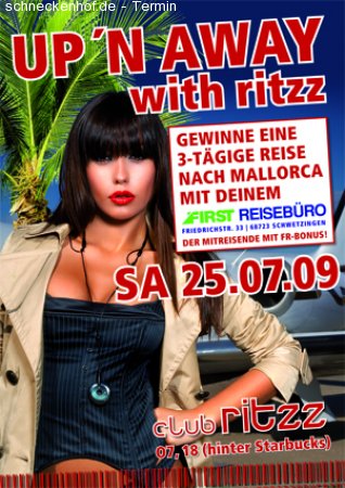 UP N AWAY with Ritzz Werbeplakat