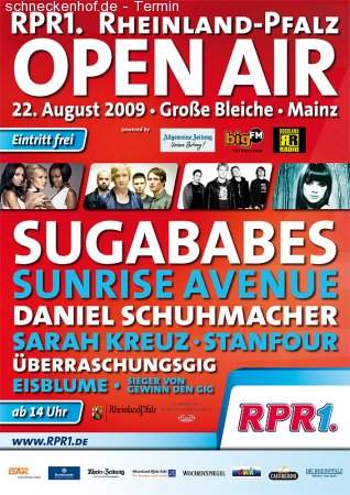 RPR1 Rheinland-Pfalz Open Air Werbeplakat