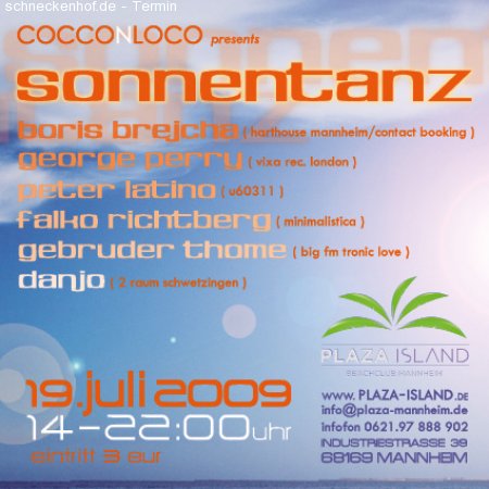 COCOnLOCO Sonnentanz Werbeplakat