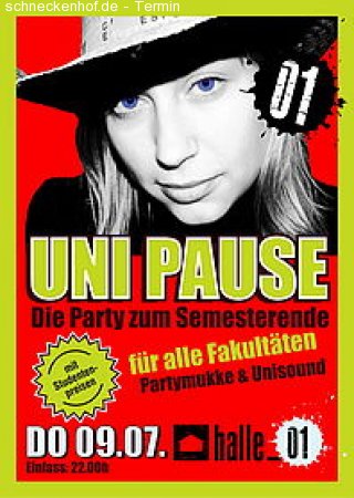 Unipause Werbeplakat