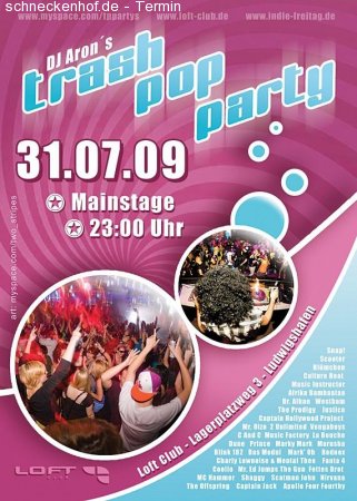 Trash Pop Party Werbeplakat