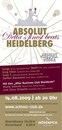 Absolut Heidelberg Werbeplakat