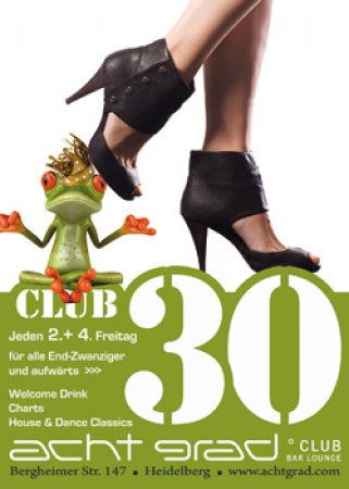 CLUB 30 Werbeplakat